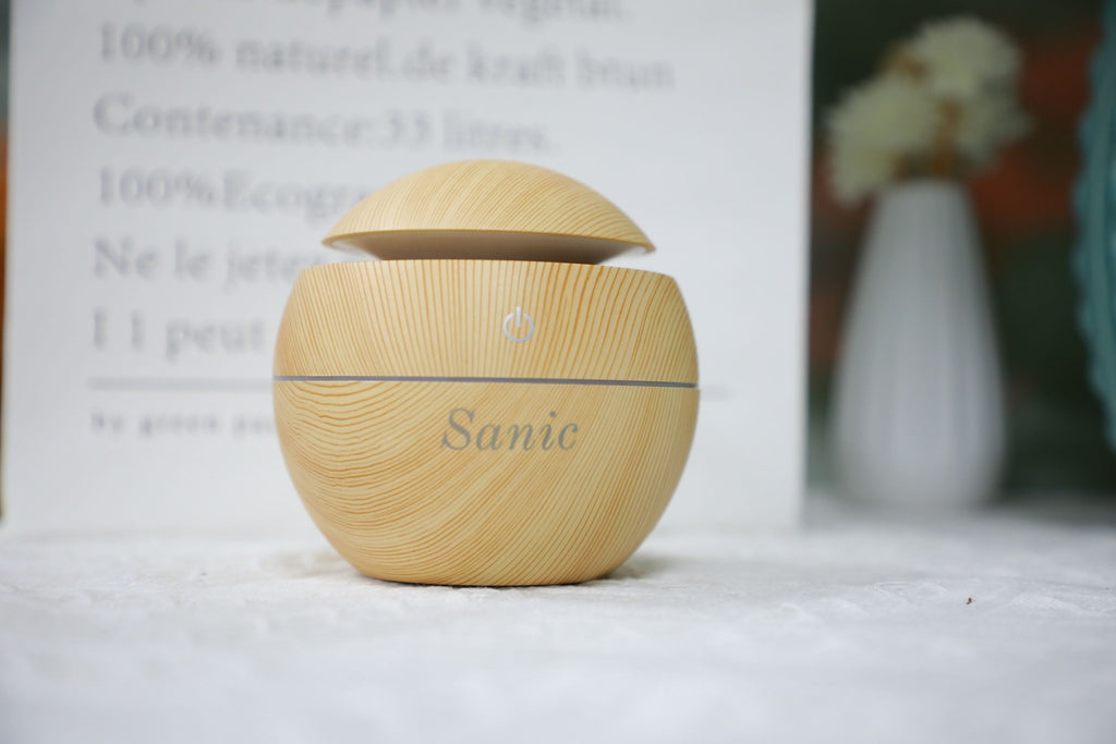 PAKKETILBUD - Aroma diffuser + 6 stk æteriske olier i GIFTBOX